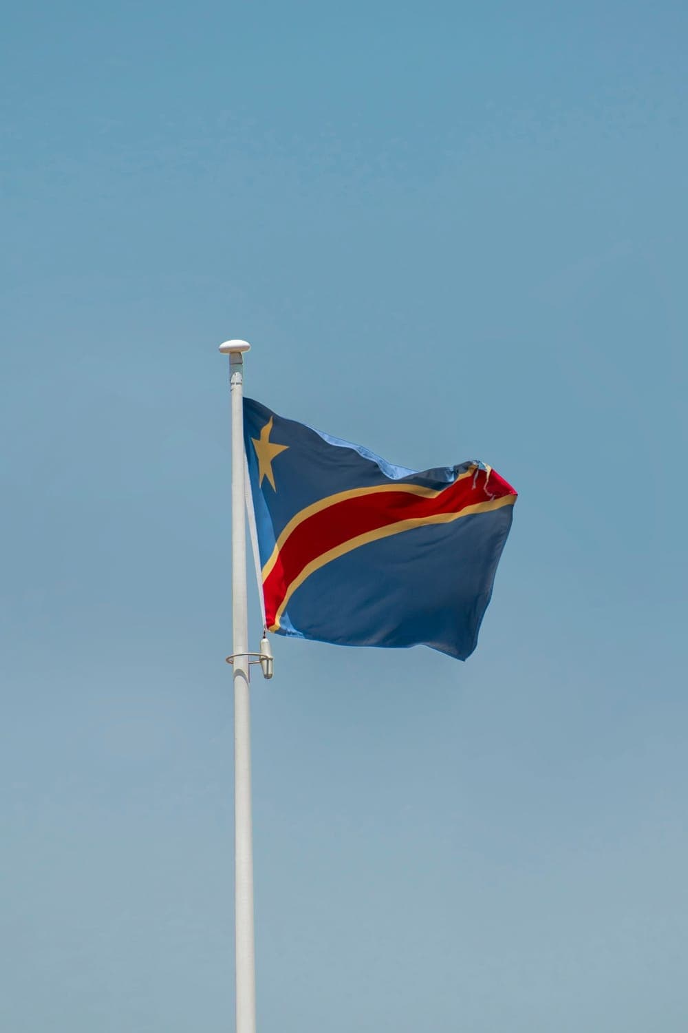 Le drapeau de la République démocratique du Congo